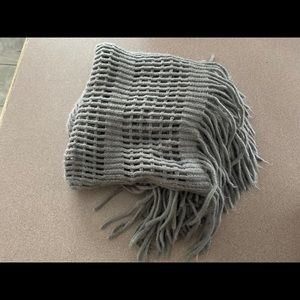 Grey infinity scarf